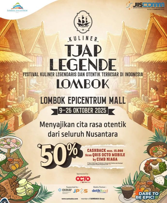 Tjap Legende Lombok - Epicentrum Mall LOMBOK